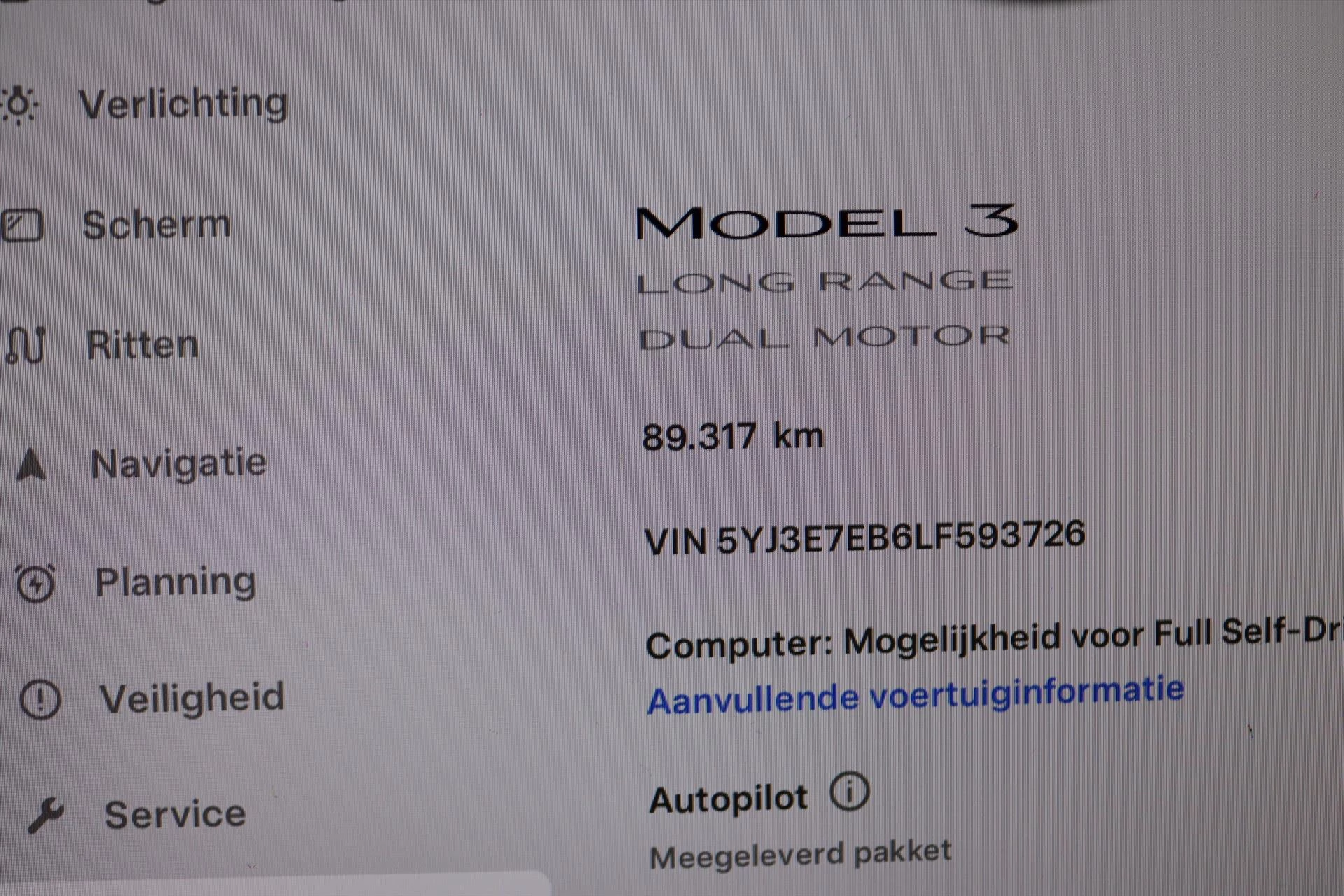 Hoofdafbeelding Tesla Model 3