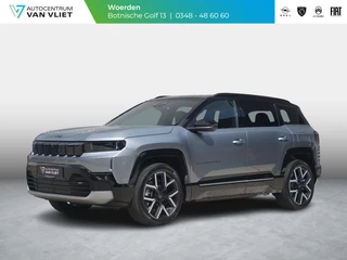 Jeep Compass First Edition 74 kWh | Uit voorraad leverbaar !| Adapt. Cruise | Camera | Carplay | 20" | Elektr. A-Klep | Navi | Winter Pack | Schuif/Kanteldak | Premium Pack | Conv. Pack | Warmtepomp