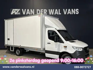 Mercedes-Benz Sprinter 314CDI 143pk Automaat Bakwagen 21m3 KUUB Laadklep Zijdeur Euro6 Airco | Bijrijdersbank Lat om Lat betimmering, Leder
