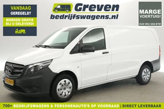 Mercedes-Benz Vito 111 CDI Lang Marge Airco Cruise 3 Persoons Achterklep Elektrpakket Stoelverwarming