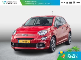 Fiat 500X 1.5 Hybrid Sport Automaat | Clima | Adapt. Cruise | 18" | Apple Carplay | Camera | PDC | Keyless | Navi | BSM
