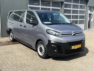 Citroën Jumpy 1.5 BlueHDi 120 XL Marge BTW en BPM vrij!! Airco Cruise controle Trekhaak 2500kg Navigatiesysteem Personenvervoer 9-Persoons Parkeerhulp achter Apple carplay 1e eigenaar Euro 6 Bpm en Btw vrij voor particulier