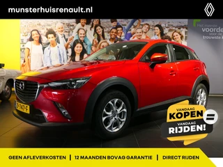 Hoofdafbeelding Mazda CX-3 Mazda CX-3 2.0 SkyActiv-G 120 TS Automaat, Trekhaak, Stoelverwarming, Sensoren achter