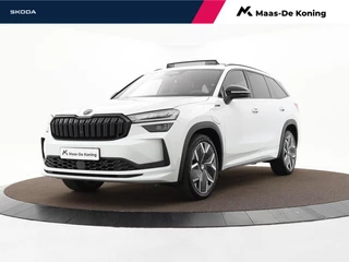 Skoda Kodiaq 1.5 TSI 204pk DSG PHEV Sportline Business · Panoramadak · CANTON Audio · 360gr. camera · Elektrische stoelverstelling · Achterbank verwarmd · 20'' inch · Apple/Android Car Play · Garantie t/m 24-11-2028 of 100.000km