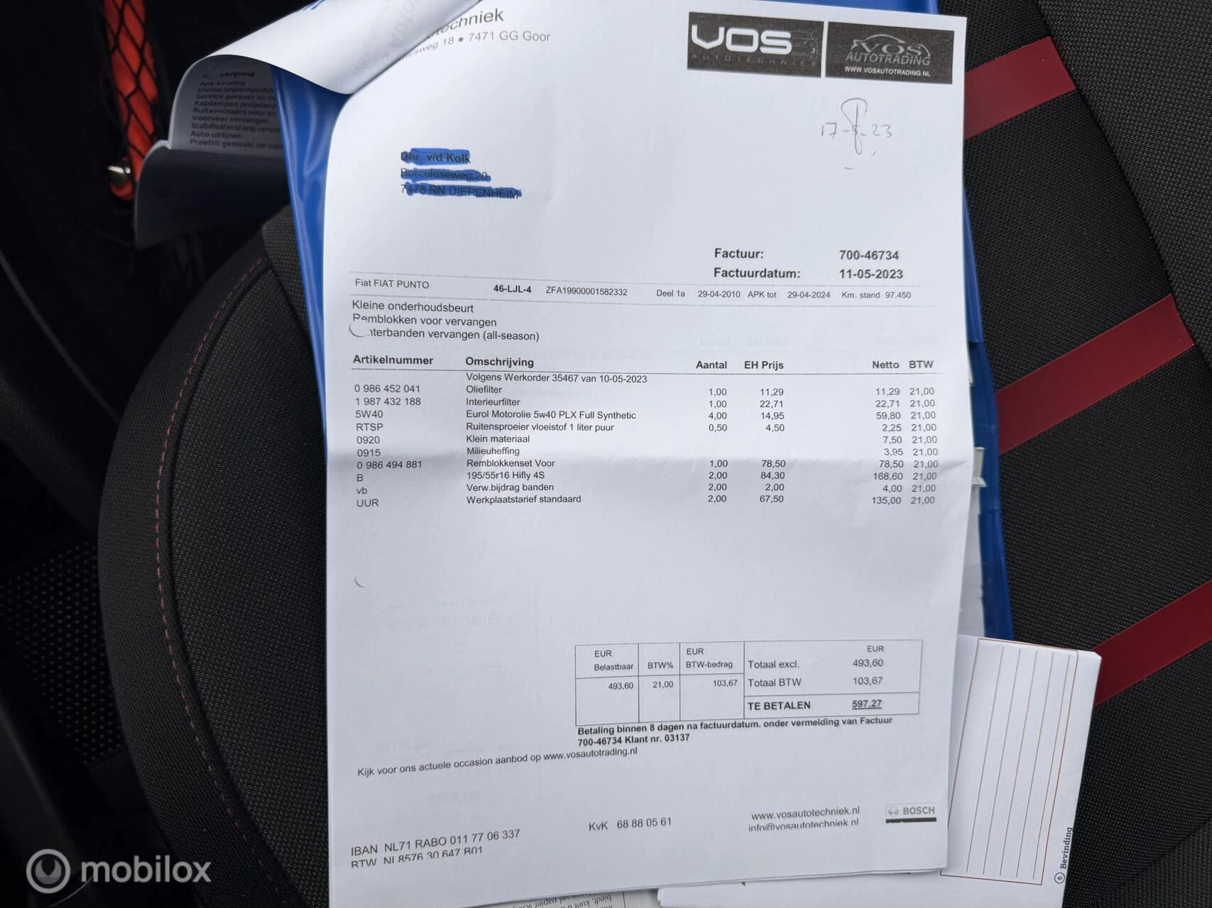 Hoofdafbeelding Fiat Punto