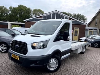 Ford Transit 350 2.0 TDCI Autotransporter / Oprijwagen, Tijhof Luchtvering, Trekhaak