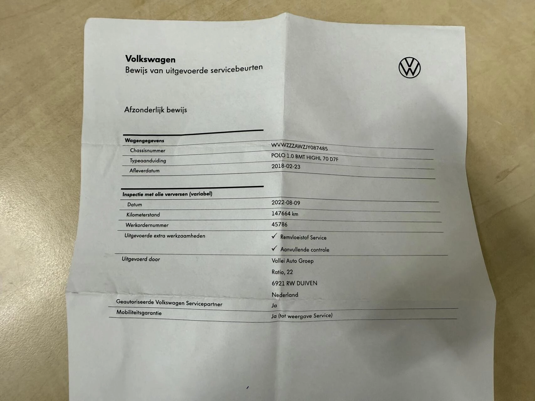 Hoofdafbeelding Volkswagen Polo