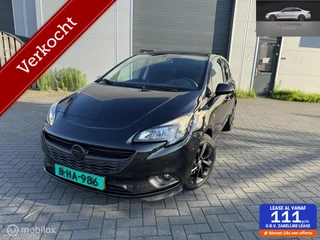 Opel Corsa 1.0 Turbo Cosmo|Navi| black&black|dodehoek|camera