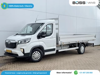 Maxus eDeliver9 65kWh 204PK Nieuw! Open Laadbak 172km WLTP 100% Elektrisch Airco Adaptieve Cruise Carplay Pritische Pickup Open Box