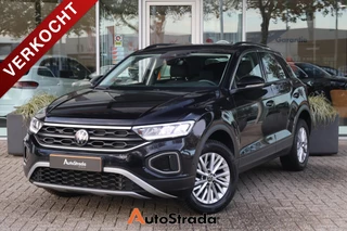 Hoofdafbeelding Volkswagen T-Roc Volkswagen T-Roc 1.0 Life TSI 110pk | LED | Virtual | Adaptive | Airco | DAB | Parkeersensoren | Carplay