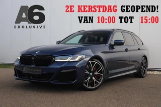 BMW 5-serie Touring 530i High Executive 252PK M Sport Laser LED Panoramadak Harman Kardon Wegklapbare Trekhaak Nappa Leder Memory Sfeerverlichting Shadow Line 360 Camera