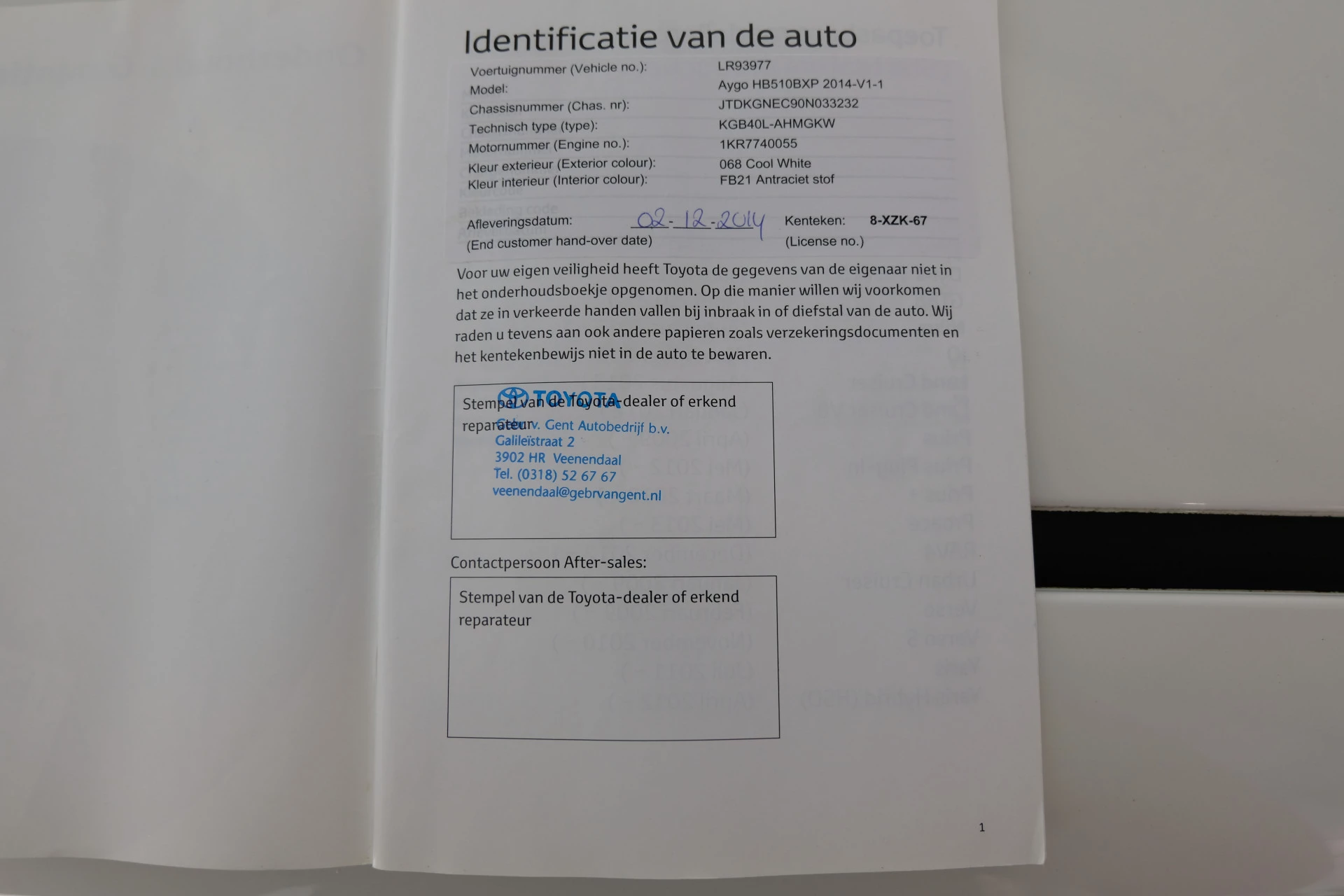 Hoofdafbeelding Toyota Aygo