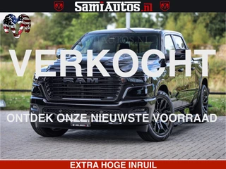 Dodge Ram 1500 Night Premium | Full Option | De Meest Luxe Pick-Up in zijn Klasse | Comfortabele Dubbele Cabine met Royale 5 Zitplaatsen | BPM vrij | Nu Leverbaar uit Voorraad | Voorraad Nr 2285 - 7648