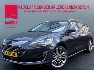 Ford Focus Wagon BWJ 2021 1.0 124 PK EcoBoost Hybrid Vignale HEAD UP DISPLAY / TREKHAAK | PANORAMADAK | XENON | STOELVERW. | LEDER | STUURVERW. | ADAPTIVE CRUISE | ELEKTRISCHE ACHTERKLEP | CAMERA | CARPAY + ANDROID | LMV | PDC