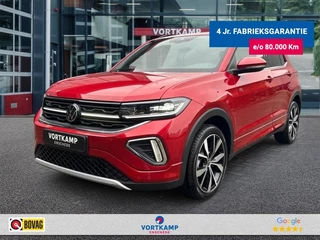 Hoofdafbeelding Volkswagen T-Cross Volkswagen T-Cross 1.0 TSI DSG R-LINE AFN.TREKHAAK/IQ-LIGHTS/CAMERA/ACC/KEY-LESS