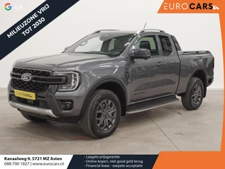 Hoofdafbeelding Ford Ranger Ford Ranger 2.0 EcoBlue Wildtrak Supercab Automaat Airco Trekhaak Cruise Control Apple Carplay/Android Auto