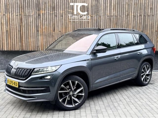 Skoda Kodiaq 1.5 TSI Sportline Automaat | Panoramadak | Trekhaak uitklapbaar | Navigatiesysteem | Stoelverwarming voor en achter | Stuurverwarming | Getint glas | Cruise control adaptief| Achteruitrijcamera | Parkeersensoren voor en achter
