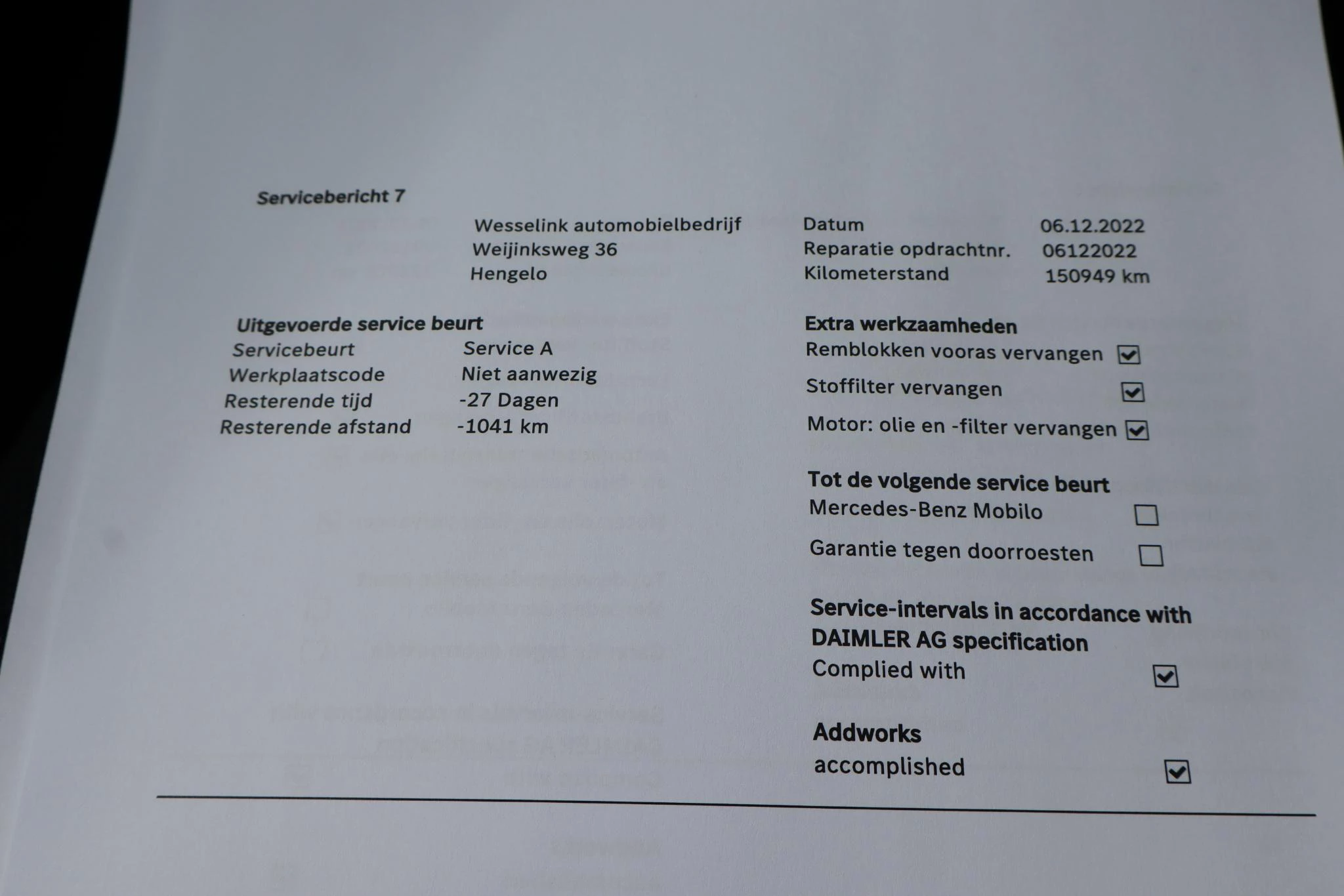 Hoofdafbeelding Mercedes-Benz A-Klasse