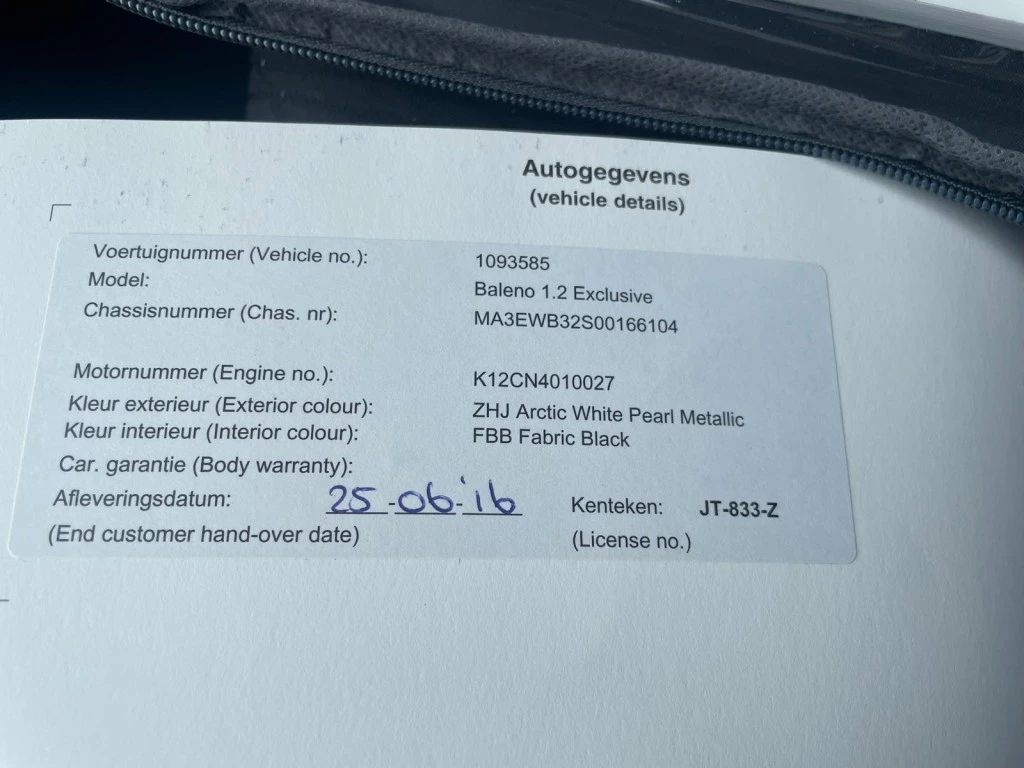 Hoofdafbeelding Suzuki Baleno