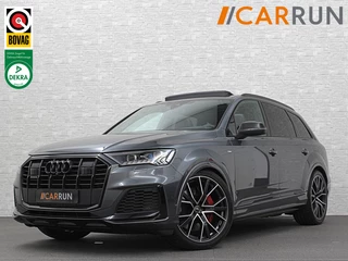 Audi Q7 60 TFSI e Competition S-Line | 360 Camera | ACC | Panorama | Carbon | Laser-LED | Trekhaak | B&O Sound | Keyless-Entry | Luchtvering | 22'' | Memory | Stoelverwarming V+A | Stuurverwarming | Stand Kachel | Zonwering | Carplay |