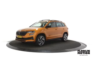 Skoda Karoq 1.5 TSI ACT Sportline Business | Pano | Virtual dash | Trekhaak | Stoel en stuurwielverw. | ACC | Facelift