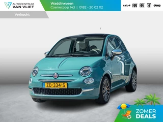 Fiat 500 TwinAir Turbo Anniversario | Airco | Cruise | PDC | Apple Carplay | Chrome Pack | Verde Riviera