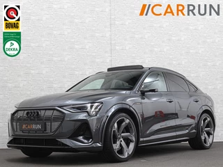 Audi e-tron Sportback S 504pk | RS-Stoelen | Panorama | 360 Camera | Valcona Leder | ACC | B&O Sound | Luchtvering | Soft-Close | Camera Spiegels | Nachtzicht | Keyless-Entry | Head-Up | 4-Zone Clima | Stoelverwarming V+A | Sfeerverlichting | Memory | Carplay |