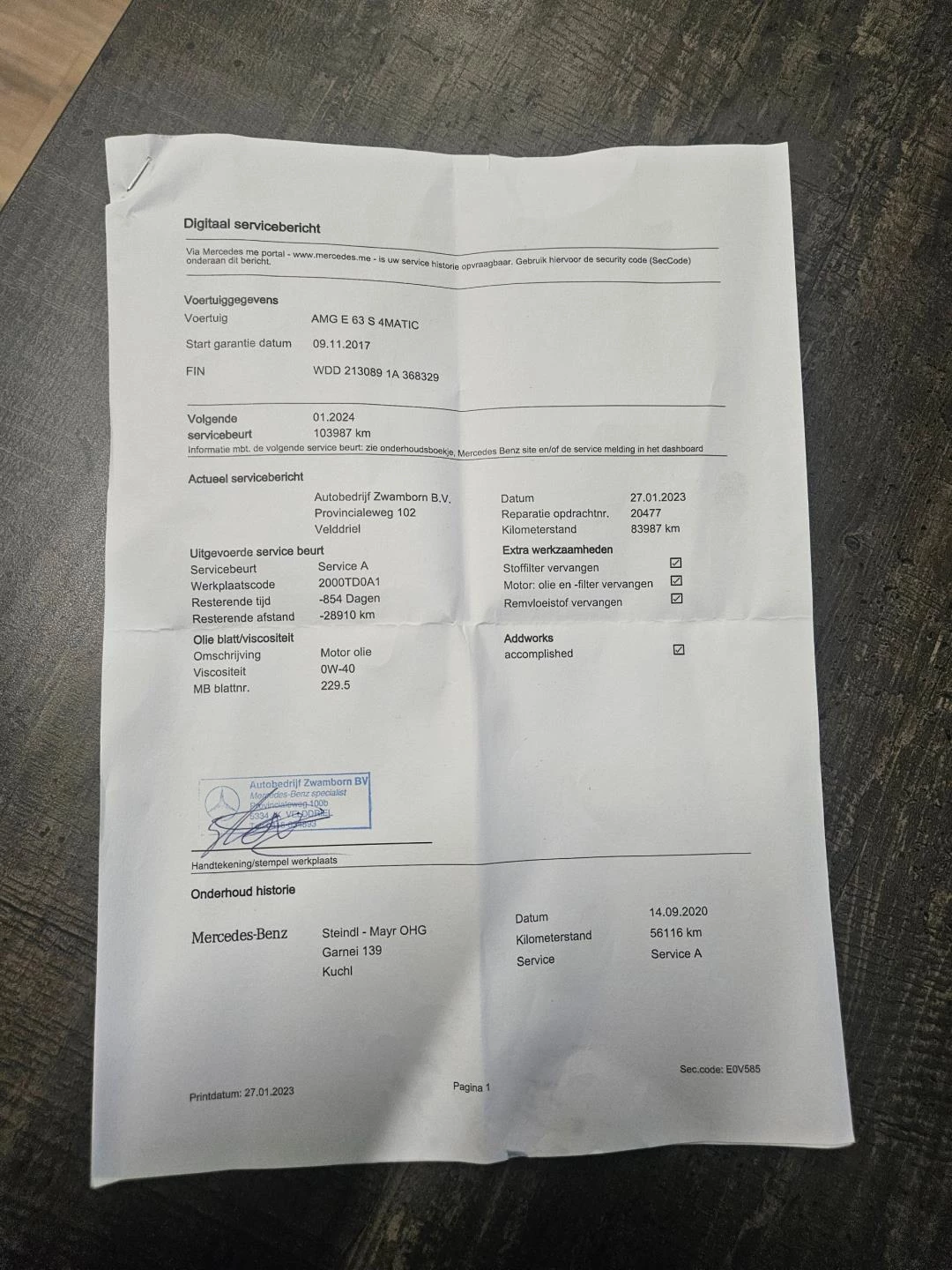 Hoofdafbeelding Mercedes-Benz E-Klasse