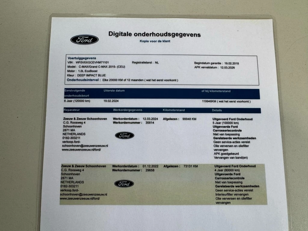 Hoofdafbeelding Ford C-MAX
