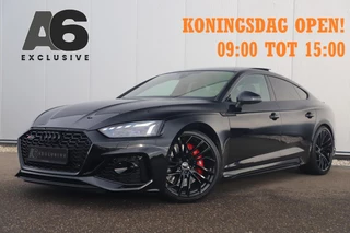 Audi RS5 Sportback 2.9 TFSI RS 5 Quattro 450PK Fabrieksgarantie Black Optic Virtual Cockpit Laser LED B&O HUD Panoramadak Nappa Leder Massage Carbon Inleg Alcantara Stuur 360 Camera Dealer Onderhouden 20 inch LMV Stuur & Stoelverwarming Dynamic Pack