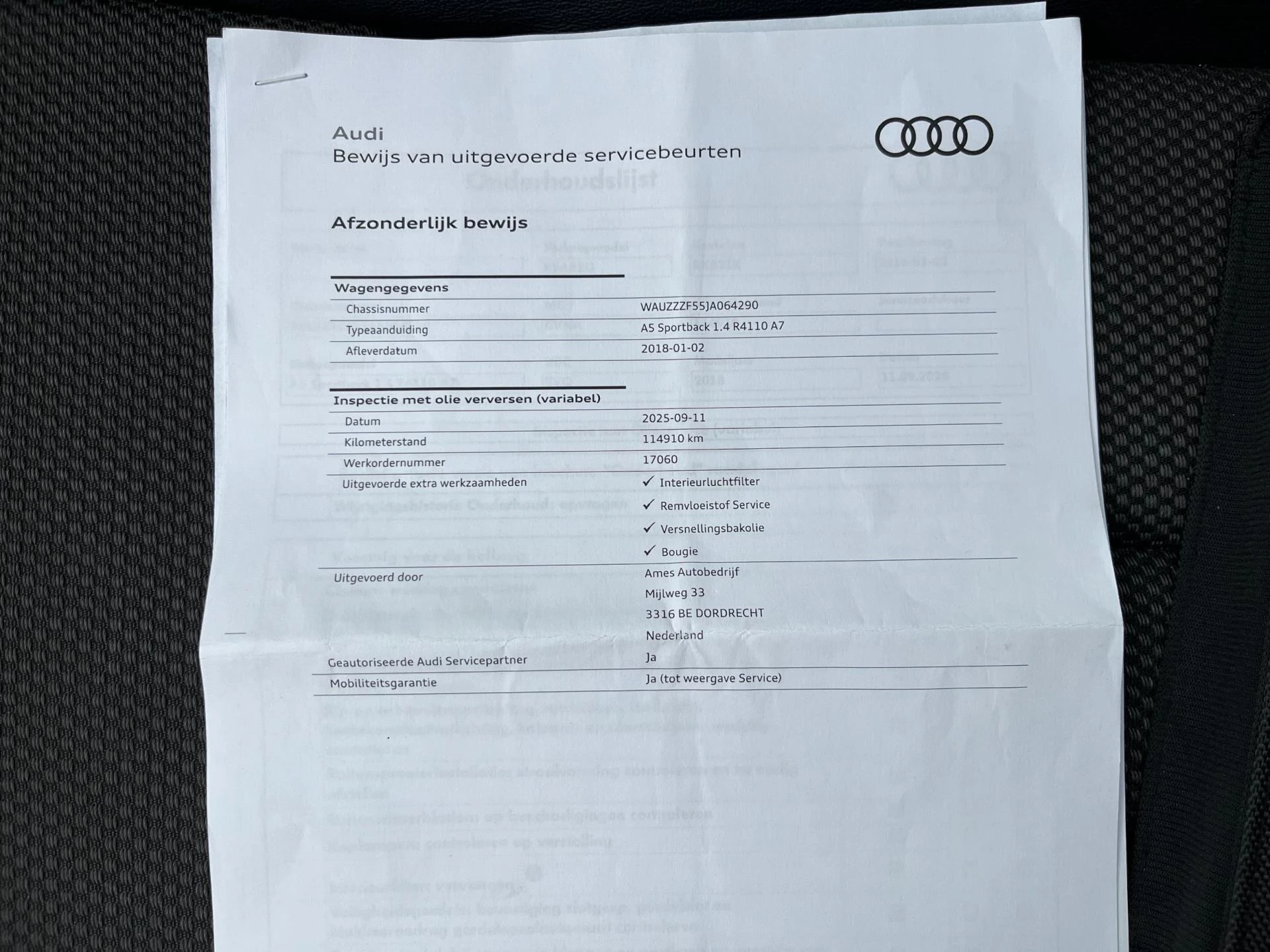 Hoofdafbeelding Audi A5