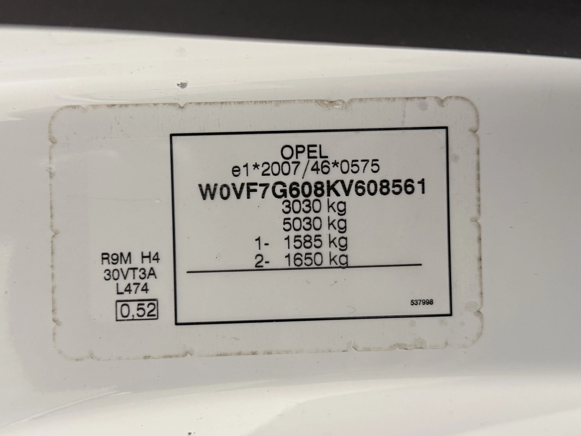 Hoofdafbeelding Opel Vivaro