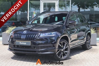 Skoda Karoq 1.5 SportLine TSI ACT 150pk | Carplay | Navi | Keyless | Camera | Adaptive | LED | Climate | Dodehoek