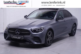 Mercedes-Benz E-klasse 200 Business Solution AMG Nieuw-Model panodak digitale cockpit privateglas sportstoelen DAB-ontvangst 360-camera led-verlichting grootlichtassist nappa-leder apple carplay schakelflippers electrische stoelbediening met stoelverwarming