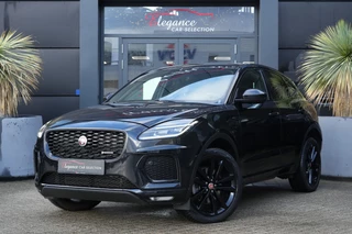 Hoofdafbeelding Jaguar E-PACE Jaguar E-PACE 1.5 P300e AWD R-Dynamic Black 310pk Panoramadak/Stoelverwarming/Meridian