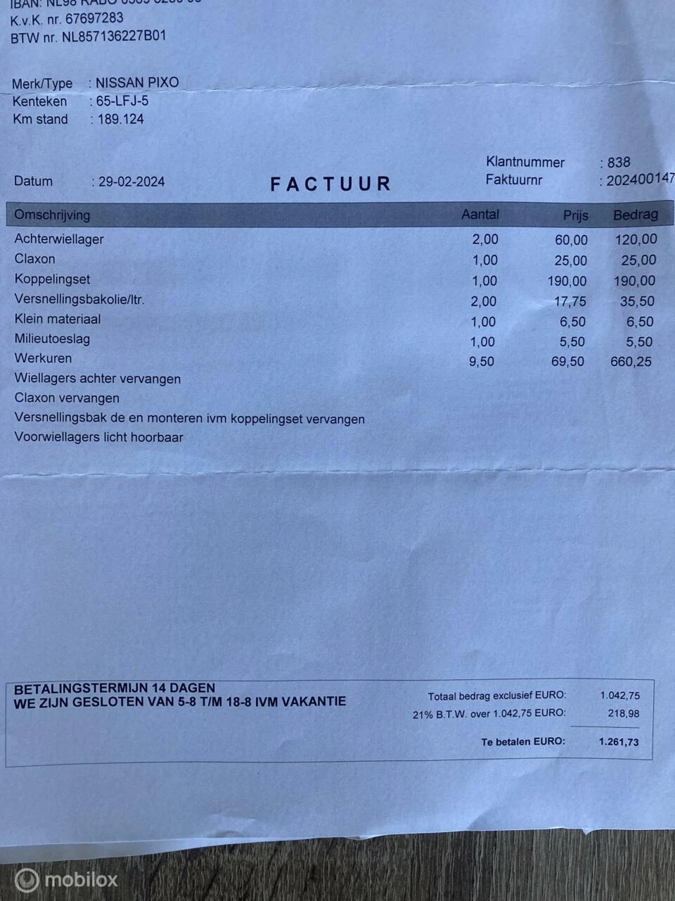 Hoofdafbeelding Nissan Pixo