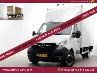 Opel Movano 2.3 Turbo 165pk Bakwagen met bovensluit-laadklep 1000kg en zijlader L445cm 05-2022