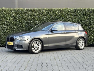 BMW 1-serie 120d Business+, M-PAKKET, PANORAMADAK, LEDER, NAVI, CRUISE, CLIMATE CONTROL, KEYLESS, PDC, LED, STOELVERWARMING, LICHTMETAAL 16"