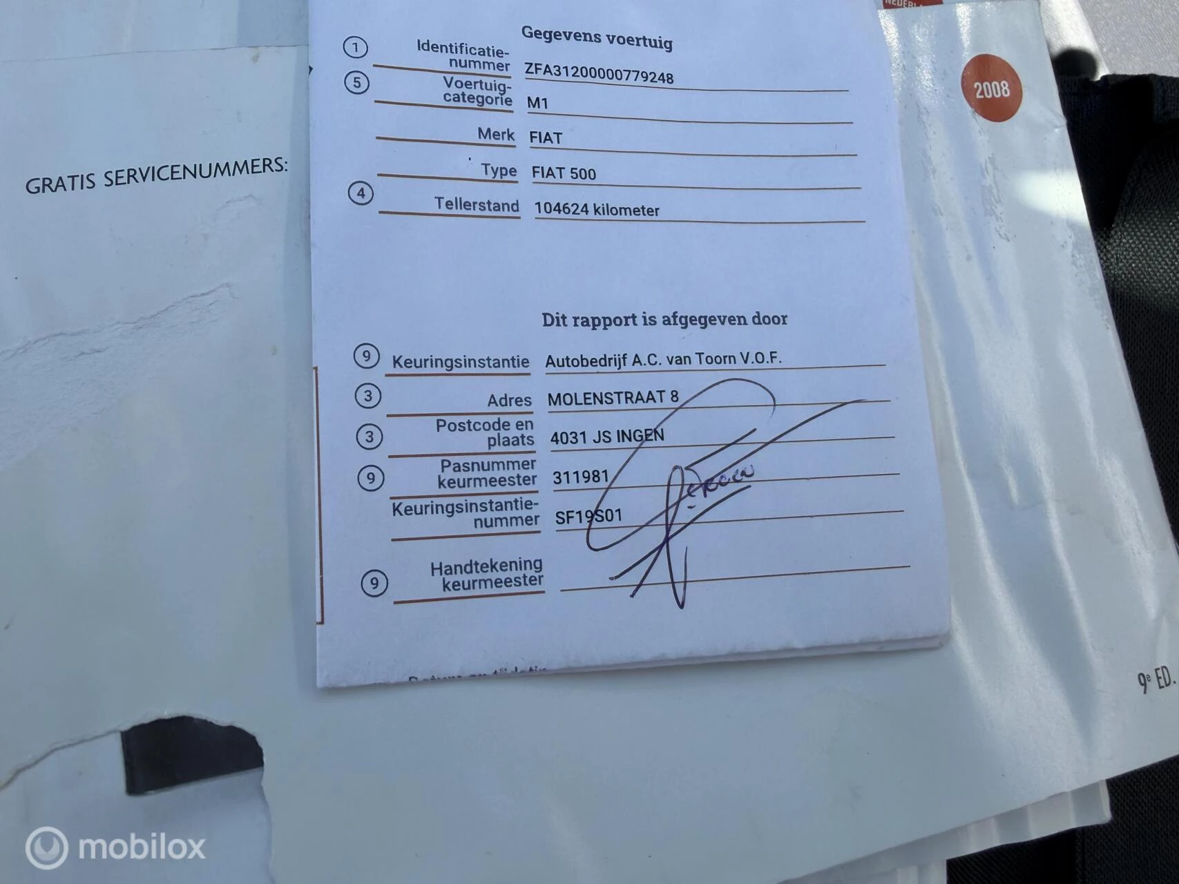 Hoofdafbeelding Fiat 500C