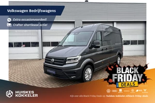 Volkswagen Crafter Bestelwagen 35 2.0 TDI 177pk Automaat L3H3 Exclusive | 2x Schuifdeur | Geveerde Stoel | Climatronic | Navi | Stoelverwarming | Trekhaak | *Actie prijs excl. kosten rijklaar maken*