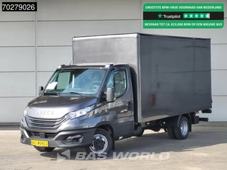 Iveco Daily 35C16 Laadklep Bakwagen Dubbelucht Camera Airco Euro6 Meubelbak Koffer 19m3 Airco