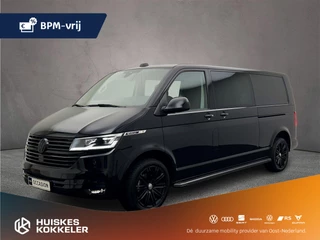 Volkswagen Transporter 2.0 TDI L2 150PK DSG DC Bulli | Leder | Stoelverwarming | ACC | 2x schuifdeur | Navigatie | Trekhaak