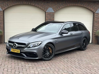 Mercedes C-klasse Estate AMG 63 S 619PK Panorama LED Compl. dealer onderhouden!