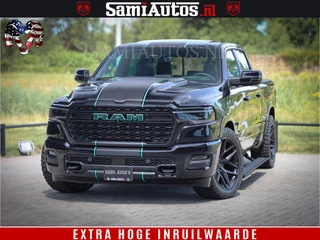 Dodge Ram 1500 Limited H.O 540HP 706Nm | Massage + Full Option | De Meest Luxe en Volle Pick-Up in zijn Klasse | Comfortabele Dubbele Cabine met Royale 5 Zitplaatsen | BPM vrij | Nu Leverbaar uit Voorraad | Voorraad Nr 2304 - 8540