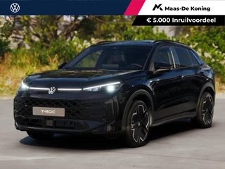Volkswagen T-Roc R-Line First Edition 1.5 eTSI 150 PK 7 versn. DSG · Black style pakket · Panoramaschuif-kanteldak · Voorraad OUTLET · Prijs is inclusief inruilpremie ·