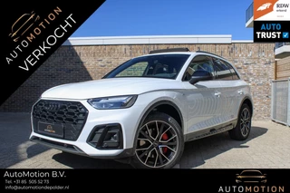 Audi Q5 55 TFSI e Quattro Edition one | Pano | Camera | B&O | S-Line | Launch pakket onder andere voorzien van Panorama dak, sfeerverlichting, achteruitrijcamera, Bang & Olufsen, ACC, stuurverwarming, stoelverwarming, lane assist & keyless
