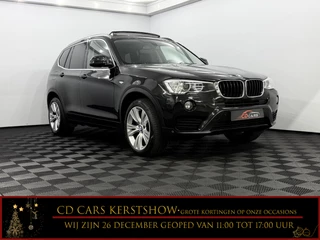BMW X3 xDrive20d High Executive Leder, Pano, Parkeersensoren, Navi, Stoelverwarming, Keyless start, Cruise control, A start stop