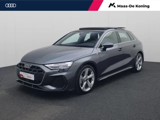 Audi A3 Sportback 35 TFSI/150PK S Line · Panoramadak · Camera · SONOS · Stoelverwarming · Apple/Android Car Play ·  Leder/Stof · Drive select · Garantie t/m 08-07-2027