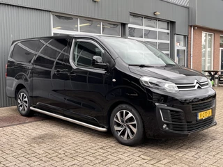 Hoofdafbeelding Citroën Jumpy Citroën Jumpy 2.0 BlueHDI 120 XL DC Airco Cruise control Trekhaak 2500kg Schuifdeur Navigatie Telefoonvoorbereiding Parkeersensoren 1e eigenaar Euro 6 Sitebars 5-Persoons Stoelverwarming