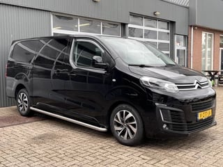 Citroën Jumpy 2.0 BlueHDI 120 XL DC Airco Cruise control Trekhaak 2500kg Schuifdeur Navigatie Telefoonvoorbereiding Parkeersensoren 1e eigenaar Euro 6 Sitebars 5-Persoons Stoelverwarming